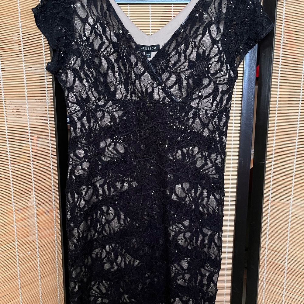 Sears Black Lace Dress